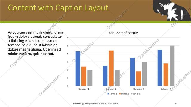 Content with Caption presentation slide layout