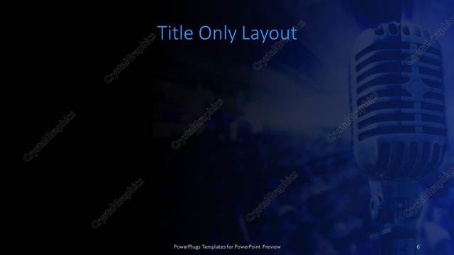 Title Only presentation slide layout