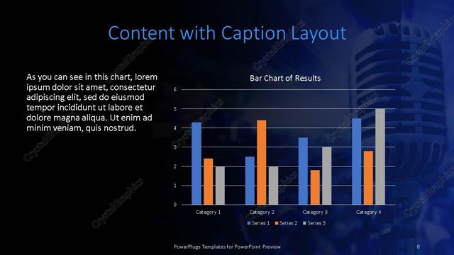 Content with Caption presentation slide layout