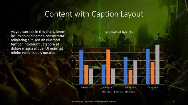 Content with Caption presentation slide layout