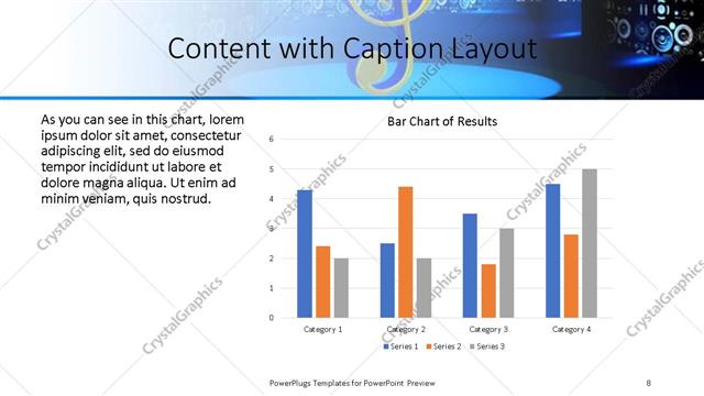 Content with Caption presentation slide layout