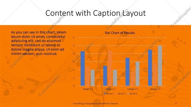 Content with Caption presentation slide layout