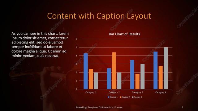 Content with Caption presentation slide layout