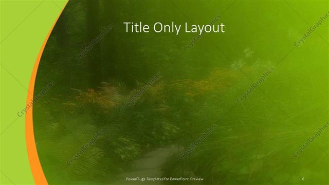 Title Only presentation slide layout