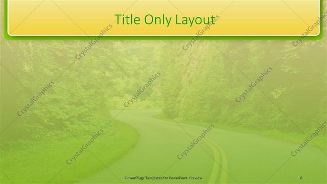 Title Only presentation slide layout