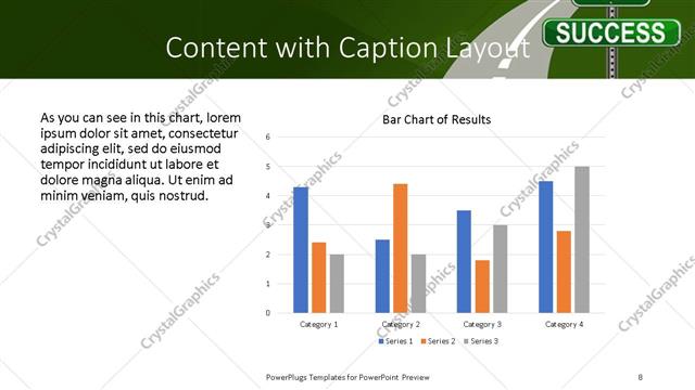 Content with Caption presentation slide layout