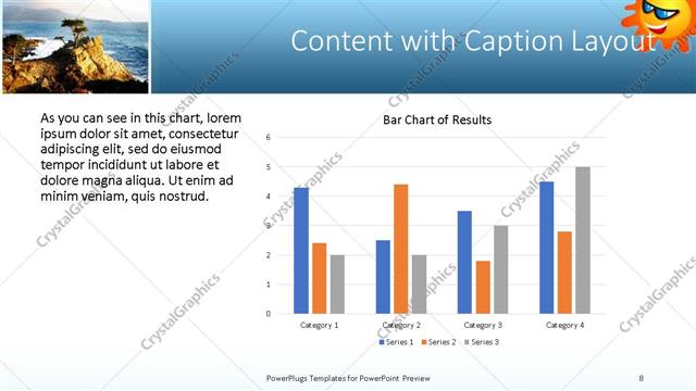 Content with Caption presentation slide layout