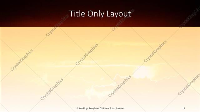 Title Only presentation slide layout