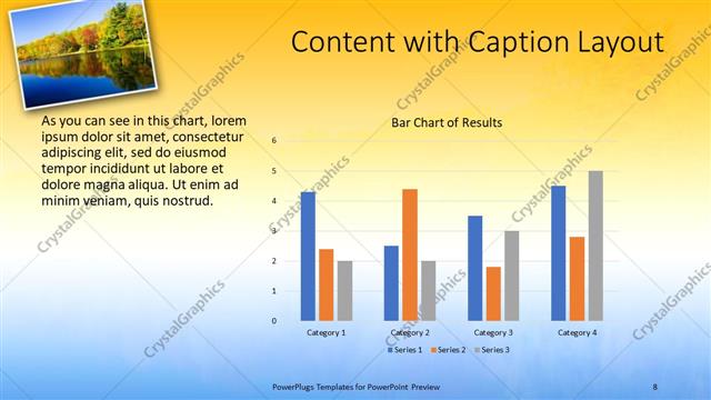 Content with Caption presentation slide layout