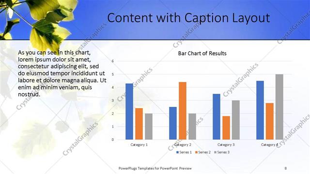 Content with Caption presentation slide layout