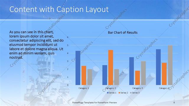 Content with Caption presentation slide layout