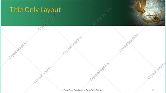 Title Only presentation slide layout