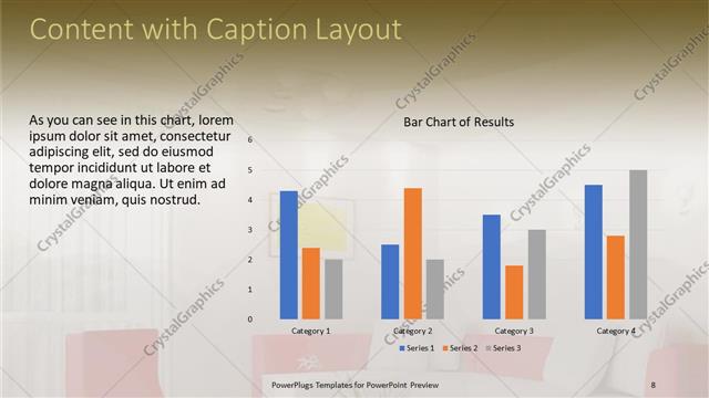 Content with Caption presentation slide layout