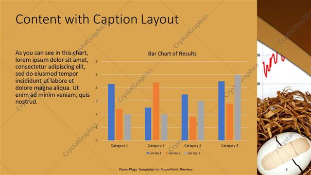 Content with Caption presentation slide layout