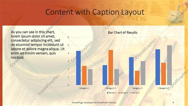 Content with Caption presentation slide layout