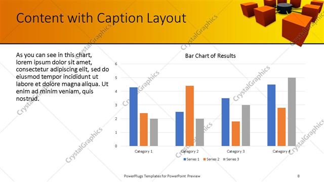 Content with Caption presentation slide layout