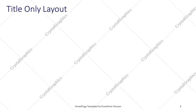 Title Only presentation slide layout