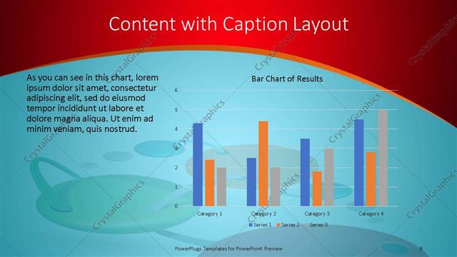 Content with Caption presentation slide layout