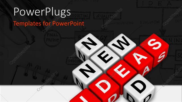  Presentation with new ideas - New ideas crossword puzzle symbol