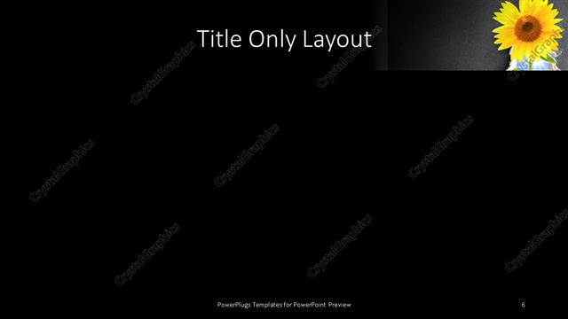 Title Only presentation slide layout