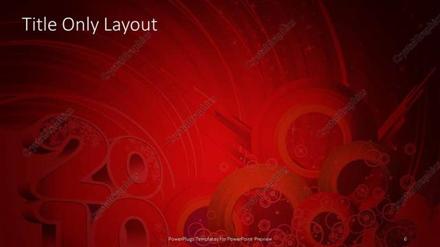 Title Only presentation slide layout