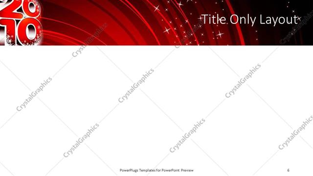 Title Only presentation slide layout