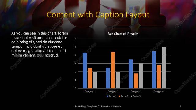 Content with Caption presentation slide layout