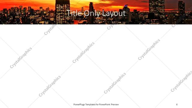 Title Only presentation slide layout