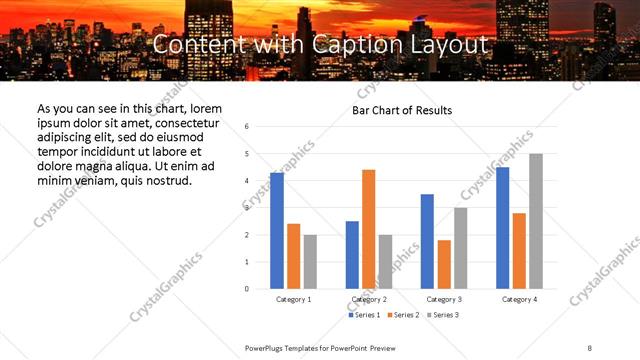 Content with Caption presentation slide layout