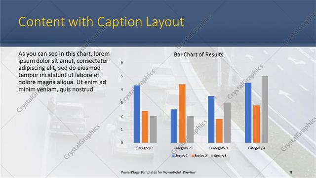 Content with Caption presentation slide layout