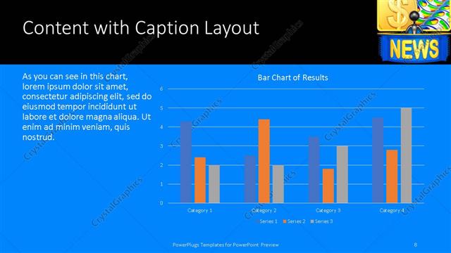 Content with Caption presentation slide layout