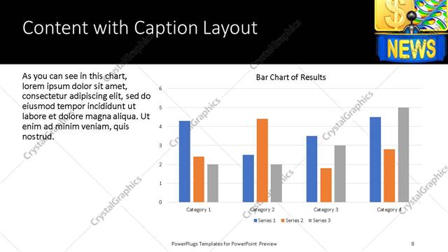 Content with Caption presentation slide layout