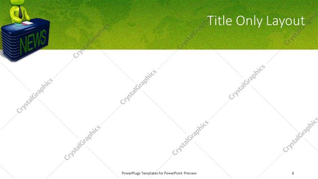 Title Only presentation slide layout