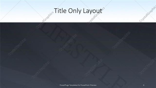 Title Only presentation slide layout