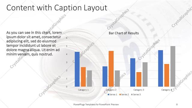 Content with Caption presentation slide layout