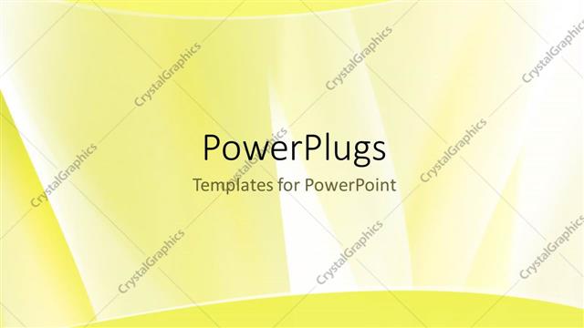  Presentation with yellow color - Nice elegant curves with yellow color