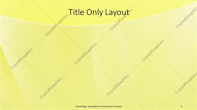 Title Only presentation slide layout