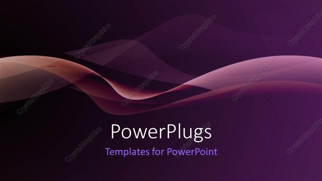  Presentation with purple - Nice smooth waves with purple color
