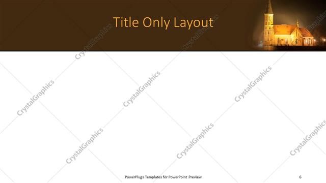 Title Only presentation slide layout