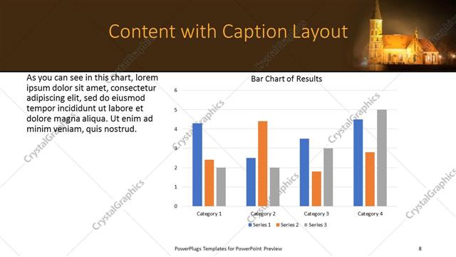 Content with Caption presentation slide layout