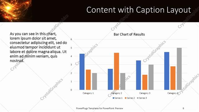 Content with Caption presentation slide layout