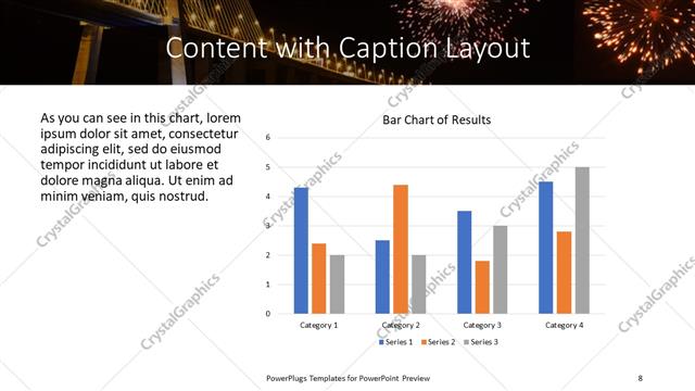 Content with Caption presentation slide layout