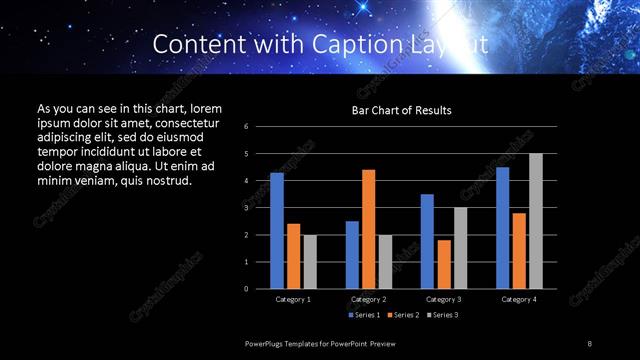 Content with Caption presentation slide layout