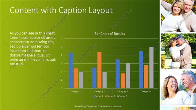 Content with Caption presentation slide layout