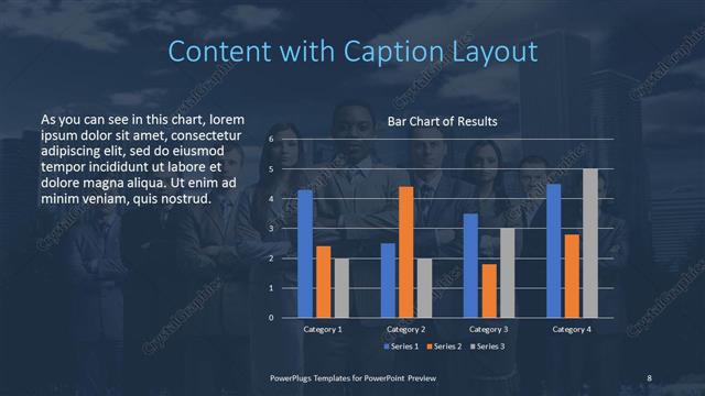 Content with Caption presentation slide layout