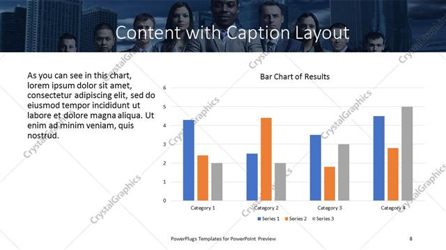Content with Caption presentation slide layout