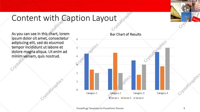 Content with Caption presentation slide layout