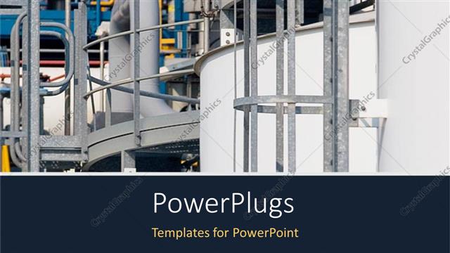  Presentation with chemical industry - Non specific view of part of a chemical plant