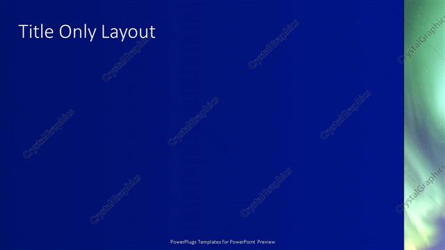 Title Only presentation slide layout