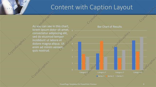 Content with Caption presentation slide layout